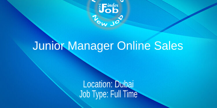 Junior Manager Online Sales