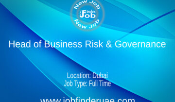 Head of Business Risk & Governance