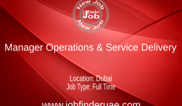 Manager Operations & Service Delivery