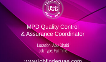 MPD Quality Control & Assurance Coordinator