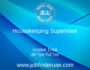 Housekeeping Supervisor