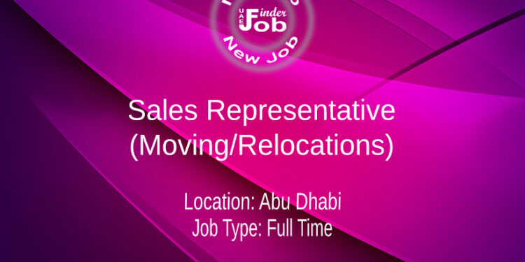 Sales Representative (Moving/Relocations)
