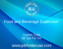 Food and Beverage Supervisor