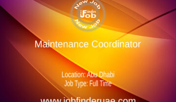 Maintenance Coordinator