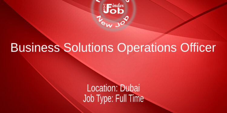 Business Solutions Operations Officer