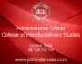 Administrative Officer - College of Interdisciplinary Studies