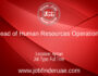 Head of Human Resources Operations