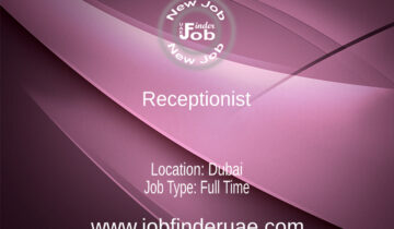Receptionist - Maternity Cover (9 Months)