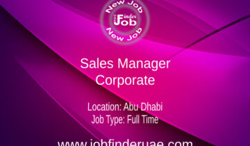 Sales Manager - Corporate