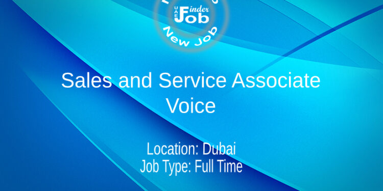 Sales and Service Associate- Voice