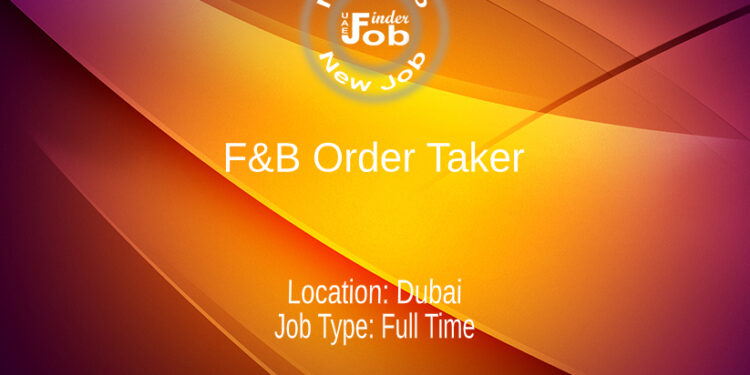 F&B Order Taker