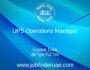 UPS Operations Manager