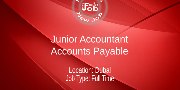 Junior Accountant - Finance, Accounts Payable
