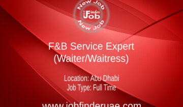 F&B Service Expert (Waiter/Waitress)