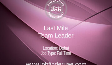 Last Mile Team Leader