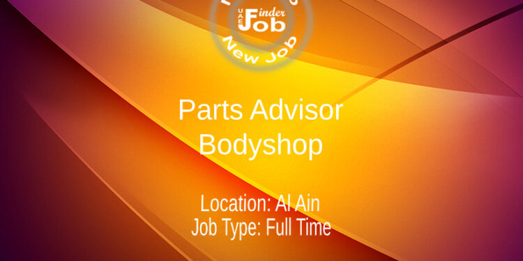 Parts Advisor - Bodyshop